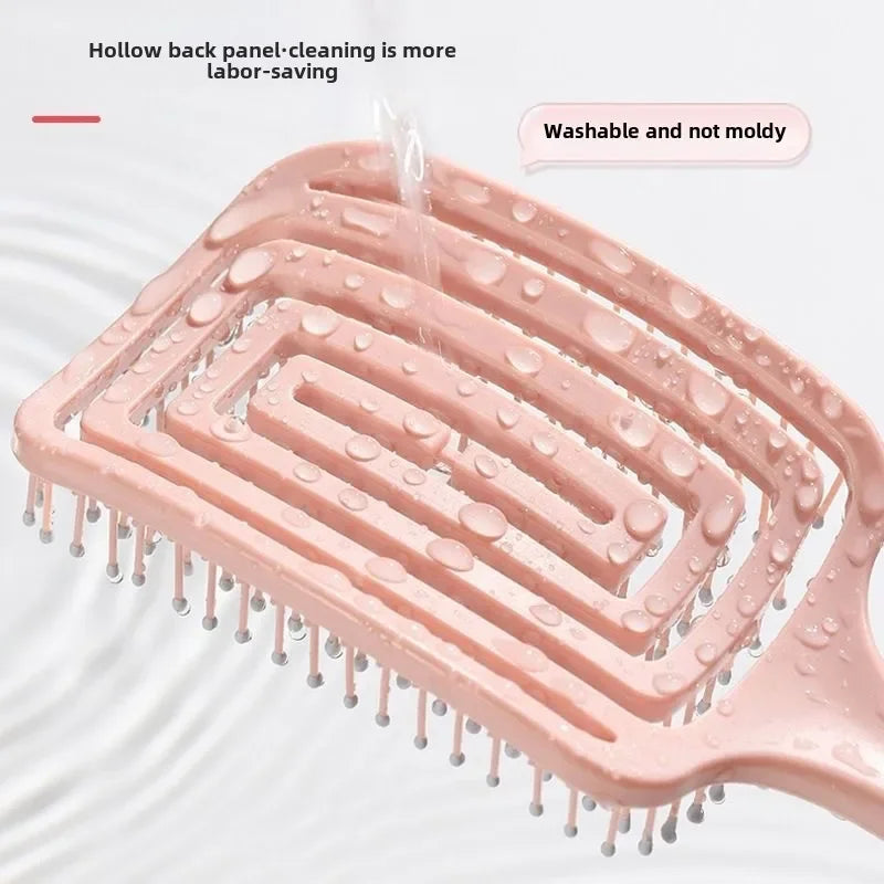 cepillo antiestático para el cabello, húmedo y seco, herramienta de peluquería para mujeres y hombres.