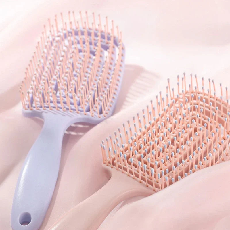 cepillo antiestático para el cabello, húmedo y seco, herramienta de peluquería para mujeres y hombres.