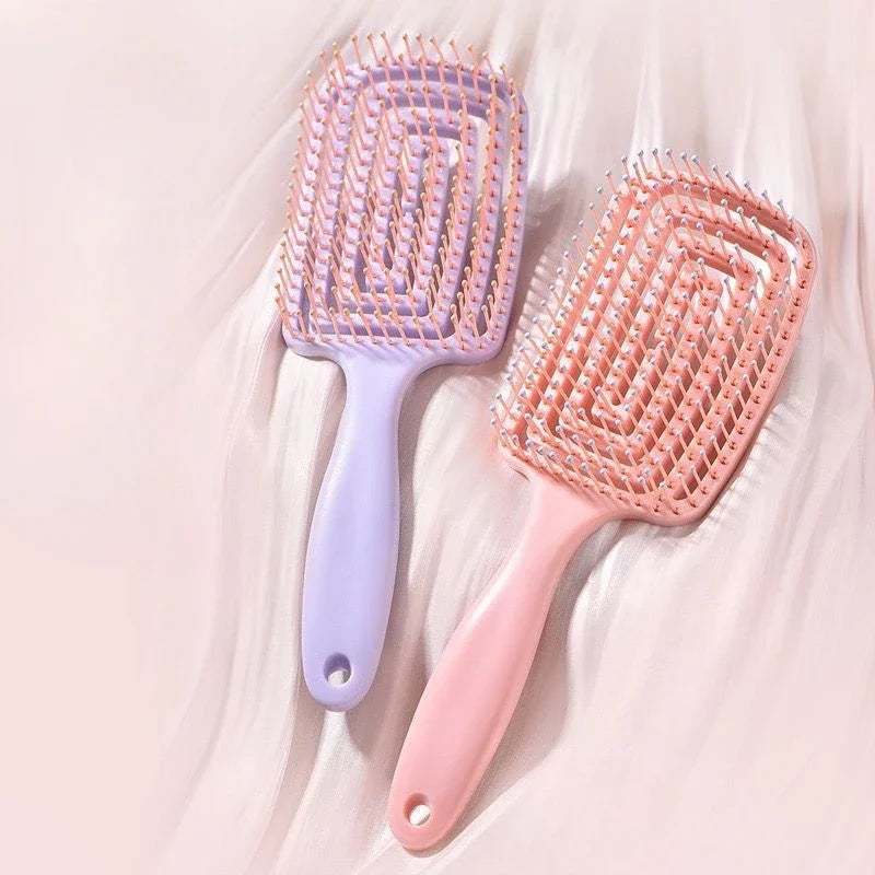 cepillo antiestático para el cabello, húmedo y seco, herramienta de peluquería para mujeres y hombres.