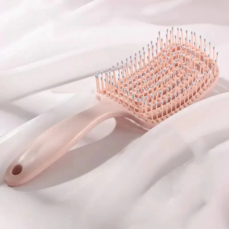 cepillo antiestático para el cabello, húmedo y seco, herramienta de peluquería para mujeres y hombres.