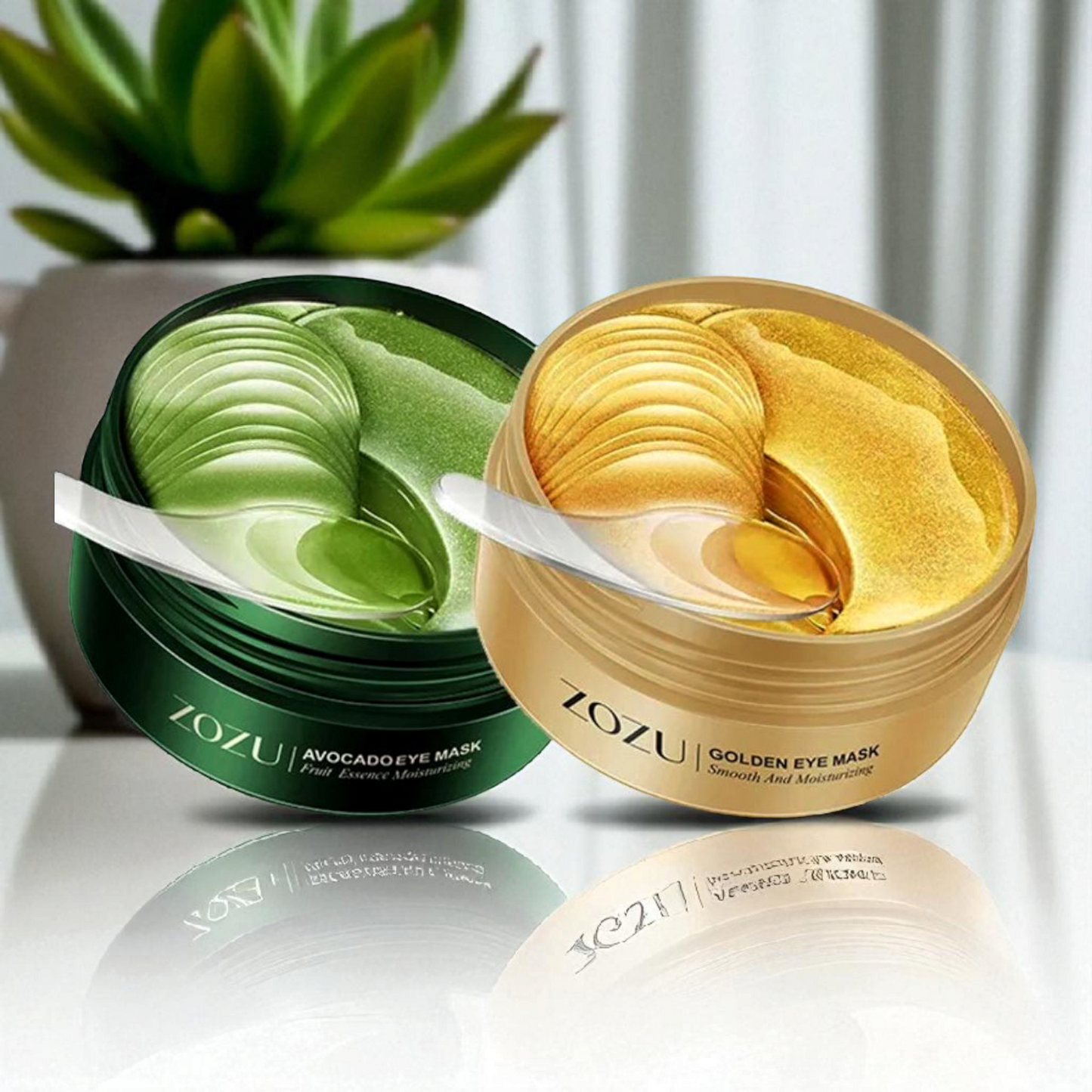 Mascarilla para contorno ojos, hidratante, reafirmante, antiarrugas