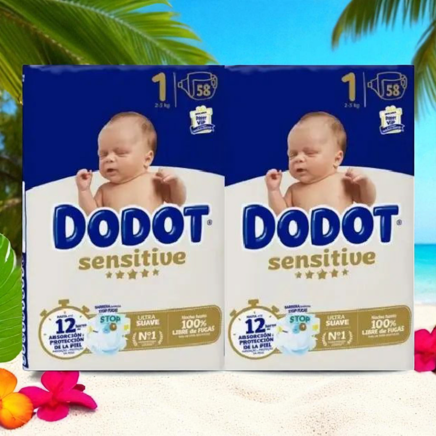 Pañales Dodot Sensitive Talla 1 (2-5kg)
