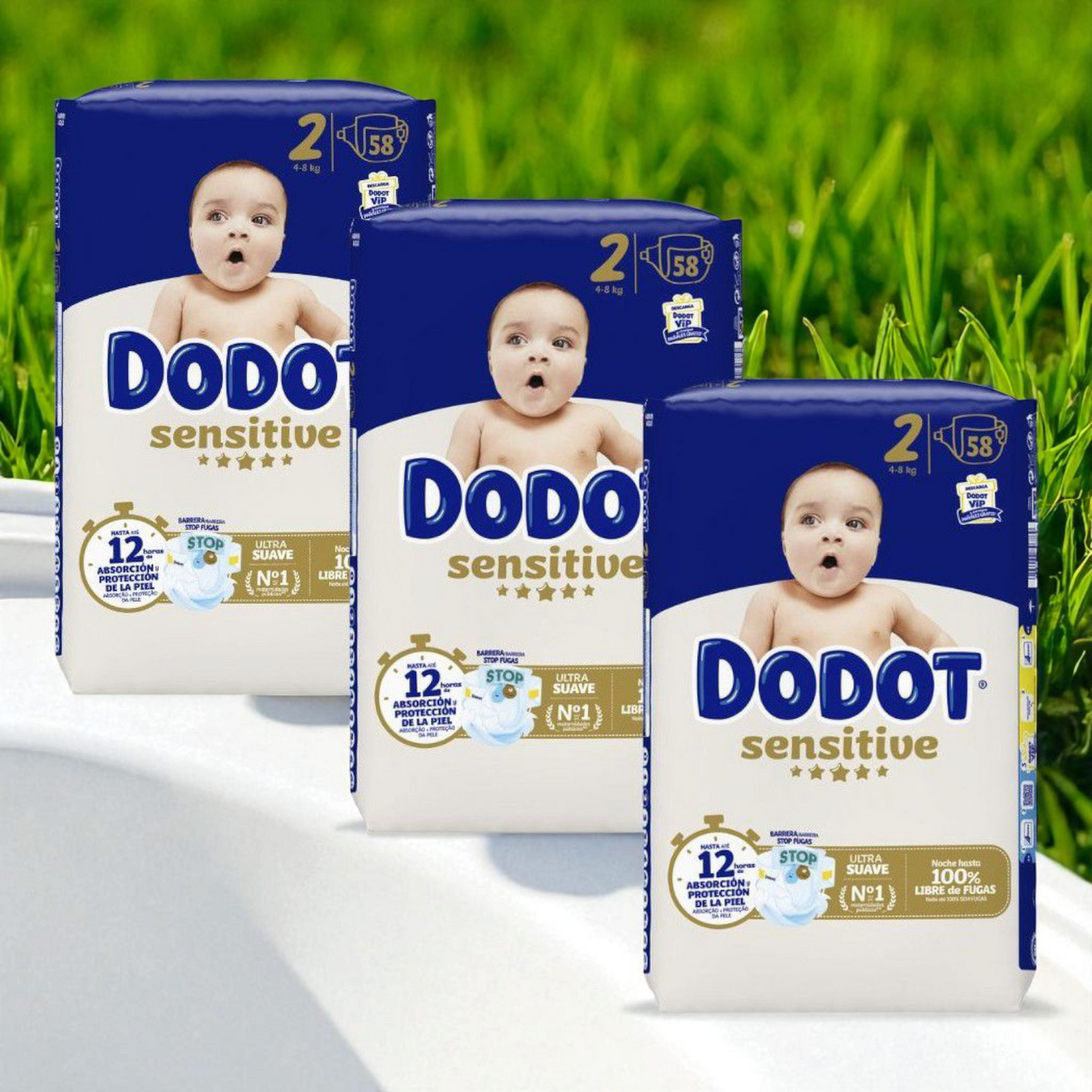 Pañales Dodot Talla 2 Pack 174 unidades
