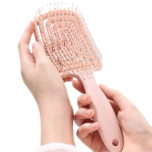 cepillo antiestático para el cabello, húmedo y seco, herramienta de peluquería para mujeres y hombres.