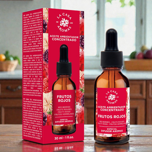 Aceite ambientador concentrado Frutos Rojos 30 ml
