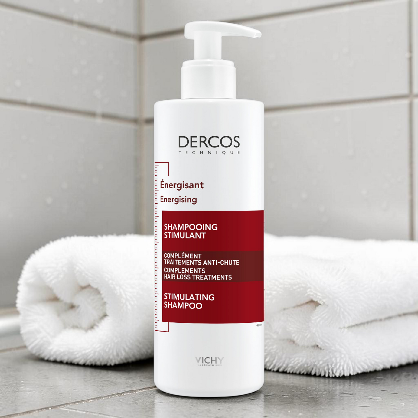 VICHY Dercos Énergisant 400ML
Champú estimulante
