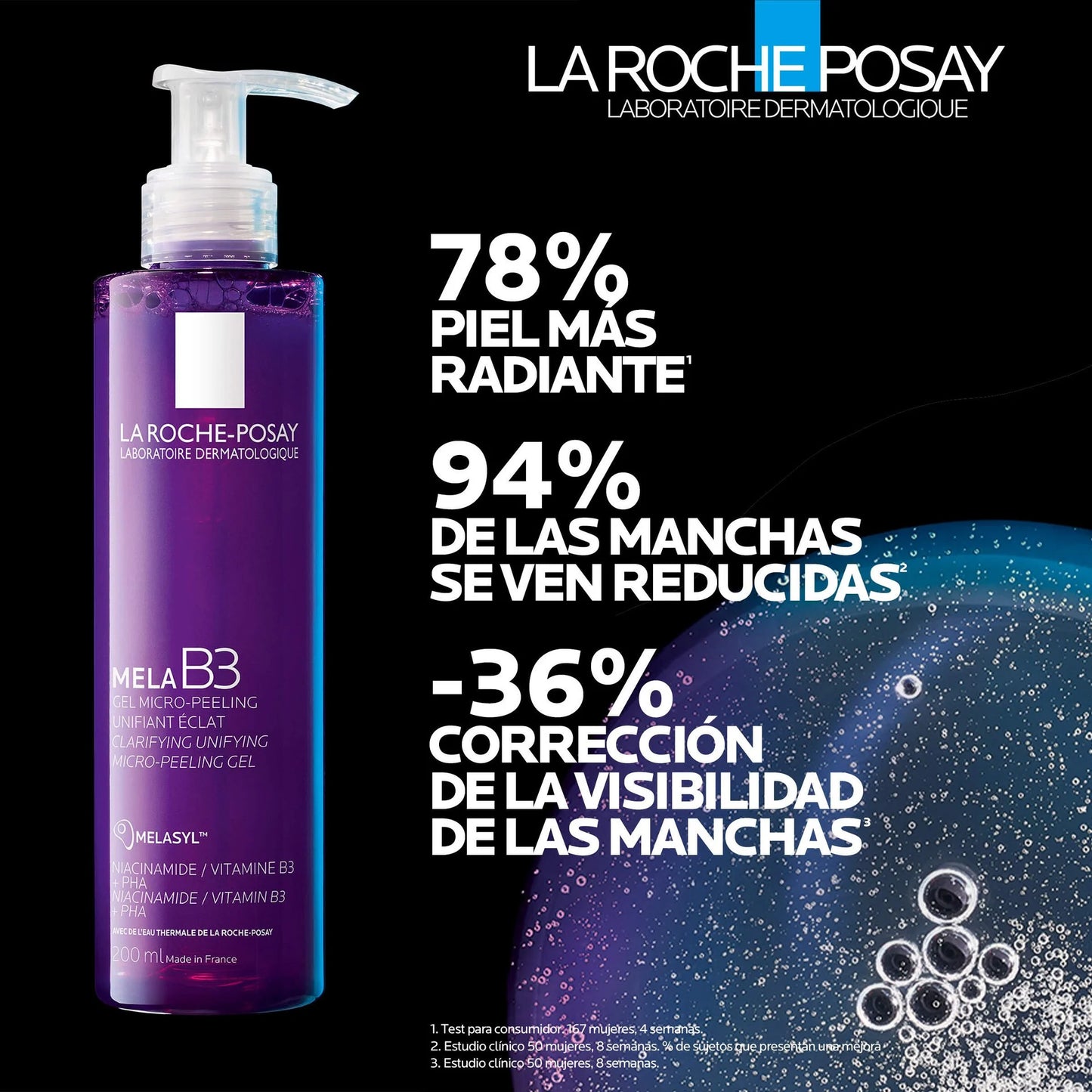 Mela B3 Gel Limpiador Micro-Peeling (200ml)