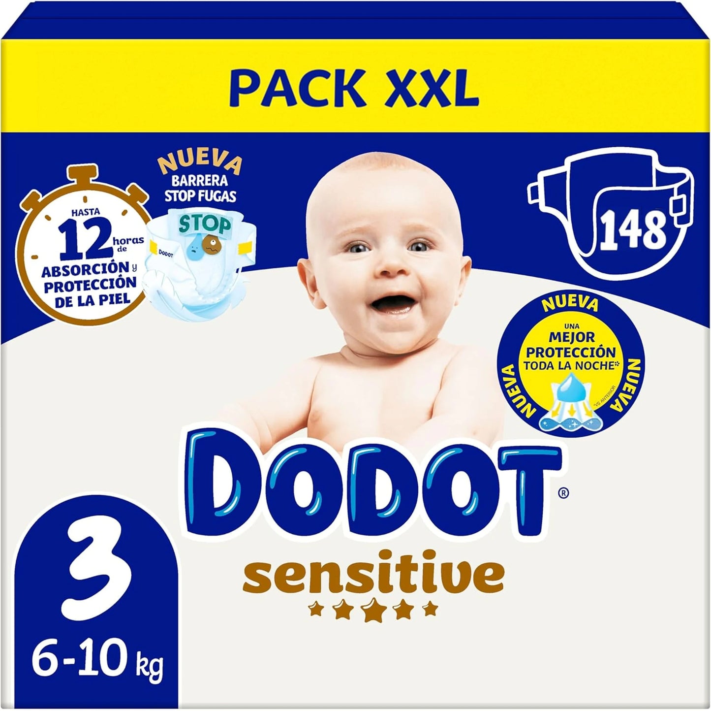Pañales dodot sensetive Talla 0 1 2 3
