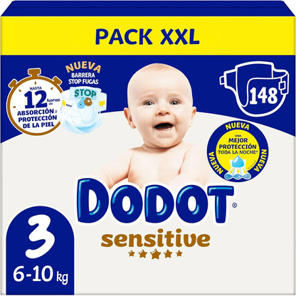 Pañales dodot sensetive Talla 0 1 2 3