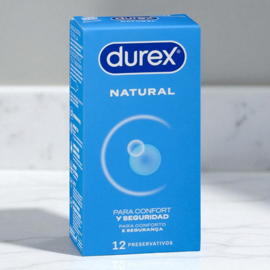 Durex preservativos natural 12 piezas