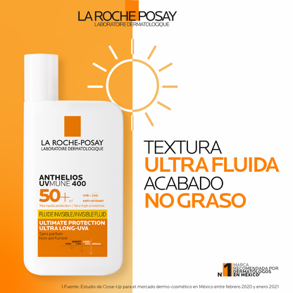 Fluido Invisible La Roche-Posay Anthelios UV-Mune400 SPF50+ 50ml