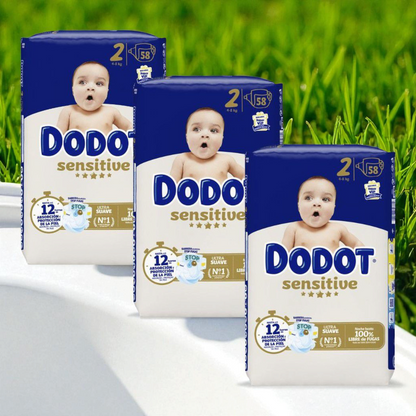 Pañales Dodot Talla 2 Pack 174 unidades