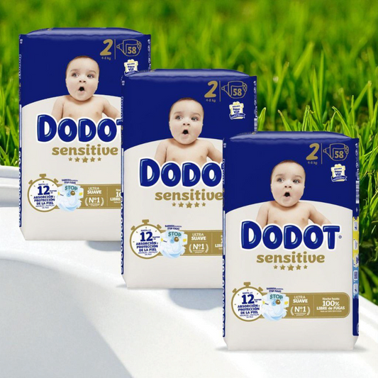 Pañales Dodot Talla 2 Pack 174 unidades
