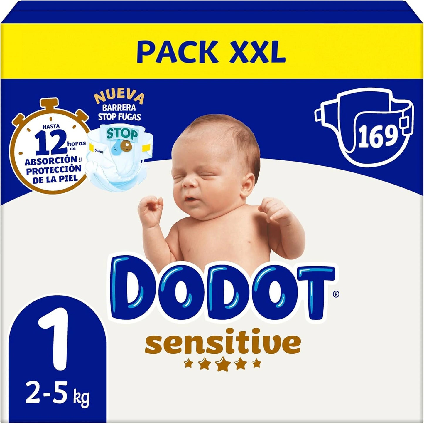 Pañales dodot sensetive Talla 0 1 2 3