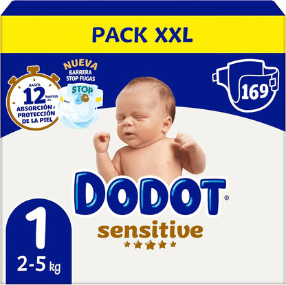 Pañales dodot sensetive Talla 0 1 2 3