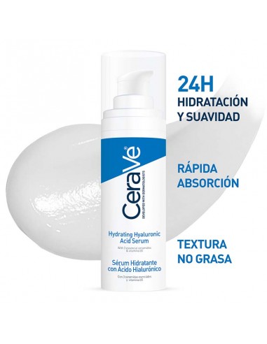 Cerave Sérum Hidratante con ácido hialurónico 30 ML