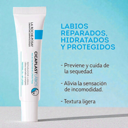 LA ROCHE POSAY
Cicaplast labios B5 | 7.5ML
Bálsamo de labios reparador